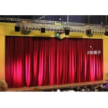 舞臺電動幕布  定做（加厚意大利絨布，軌道，杜亞舞臺專用電機ID100-WF，遙控器）